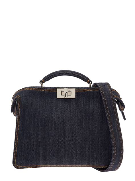 denim fendi|fendi denim peekaboo.